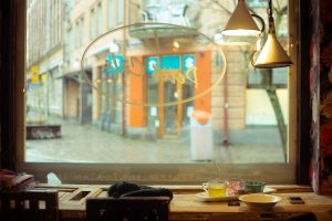 a cafe in scandinavia